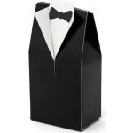PartyDeco PartyDeco Svatební krabičky na dárky - Ženich 10 ks – Hledejceny.cz