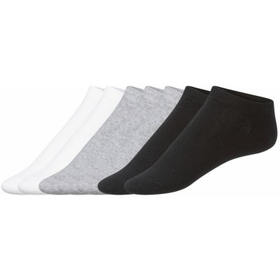 Esmara dámské nízké ponožky 7 párů černá/bílá/šedá