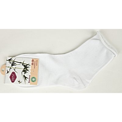 Rota dámské zdravotní bambusové ponožky bílé