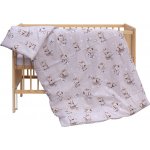 Scarlett povlečení do postýlky 2dílné Fiki béžové 135 x 100 cm – Sleviste.cz