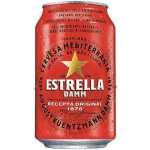 Damm Estrella 4,6% 0,33l (plech) – Zboží Dáma
