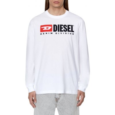 Diesel tričko T-JUST-LS-DIV T-SHIRT bílá
