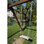OHENVZAHRADE.CZ Dřevěná přírodní závěsná houpačka Karel 42 x 18 cm – Hledejceny.cz