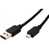 usb kabel Goobay 93181 USB 2.0 USB A vidlice, USB B micro vidlice, 1,8m, černý