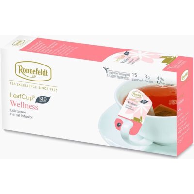 Ronnefeldt LeafCup Wellness čaj sáčky 15 x 3 g – Zboží Mobilmania