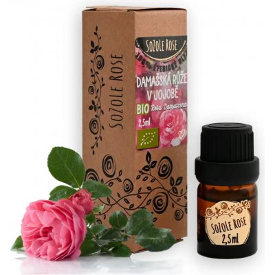 SoZoLe Rose Bio Damašská růže 3% v jojobě 2,5 ml – Hledejceny.cz
