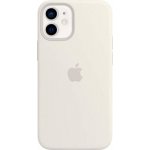 Apple iPhone 12 mini Silicone Case with MagSafe White MHKV3ZM/A – Zboží Mobilmania