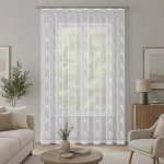 Dekorační žakárová záclona s řasící páskou TAMARA 250 bílá 200x250 cm MyBestHome – Hledejceny.cz