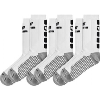 Erima 5-C ponožky SET 3 PÁRY Bílá/Černá