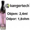 Atomizér, clearomizér a cartomizér do e-cigarety Kangertech CC/T2 Clearomizer 1,8ohm fialový 2,4ml