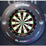 Winmau set DOUBLE - terč Blade 6 + okruží Black Print – Zboží Dáma