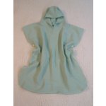 Pro útulný domov Dětské pončo s kapucí Mušelínové mentolové – Zboží Dáma