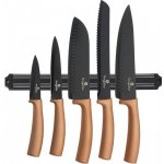 Berlingerhaus Sada nožů s mramorovým povrchem Granit Diamond Line 6 ks – Zboží Dáma