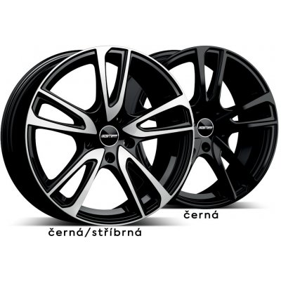 GMP ASTRAL 7x17 4X100 ET40 black silver – Hledejceny.cz