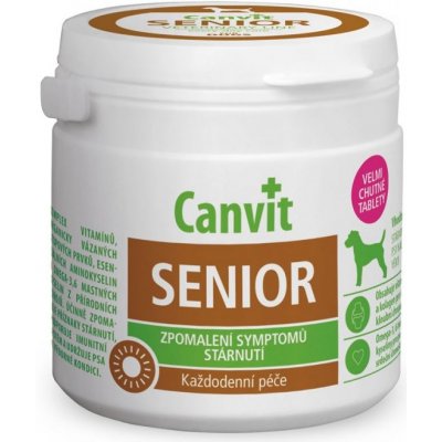 Canvit Senior pro psy 100 tbl 100 g – Hledejceny.cz