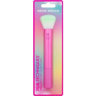 Real Techniques Neon Dream Buffing Brush štětec na make-up a pudr – Zboží Mobilmania