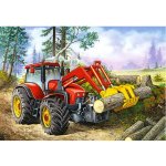 Castorland Traktor nakladač 60 dílků – Zboží Dáma