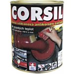 Corsil silikonová základní antikorozní barva do vysokých teplot do 400 °C, 0840 červenohnědá, 800 g – HobbyKompas.cz