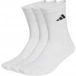 ADIDAS-3PACK-C ESS CRW 3P WHITE WHITE BLACK Bílá – Hledejceny.cz