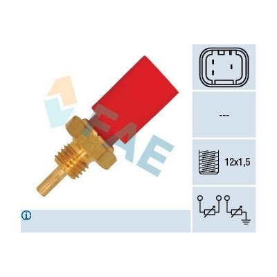 Snímač, teplota chladiva FAE 33725 – Zboží Mobilmania