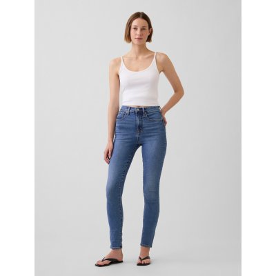 GAP Džíny skinny High Rise True modré – Sleviste.cz