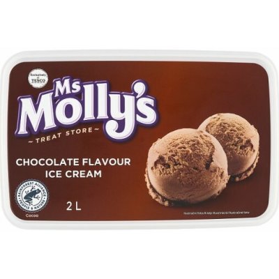 Ms Molly's Mražený krém s rostlinným tukem s čokoládovou příchutí 2l – Hledejceny.cz