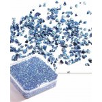 Dekorační drť do pryskyřice v krabičce Barva: Modrá – Zboží Dáma