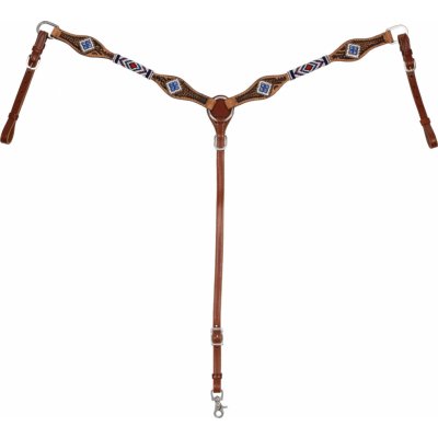Pool's Poprsník westernový Blue Diamond Decorations cognac – Hledejceny.cz