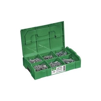 SPAX montážní kufr/ L-BOXX mini, T-SATR plus, Wirox-stříbrná (703 ks)