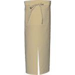 Link Kitchen Wear Bistro a barová zástěra do pasu s kapsou a rozparkem pro dynamickou práci Khaki 100 x 100 cm X962T – Hledejceny.cz