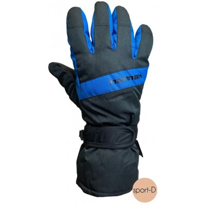 Hannah Mojo Jr dětské lyžařské prstové rukavice modro-černé – Zboží Mobilmania