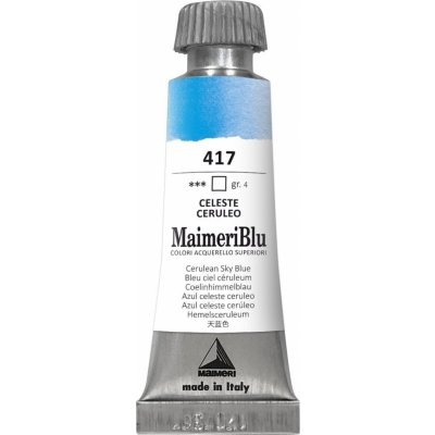 Maimeri Blu Akvarelová barva Cerulean Sky Blue 417 12 ml 1 ks – Hledejceny.cz