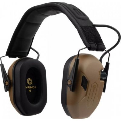 Elektronická sluchátka M300A, Earmor, coyote brown – Zboží Dáma