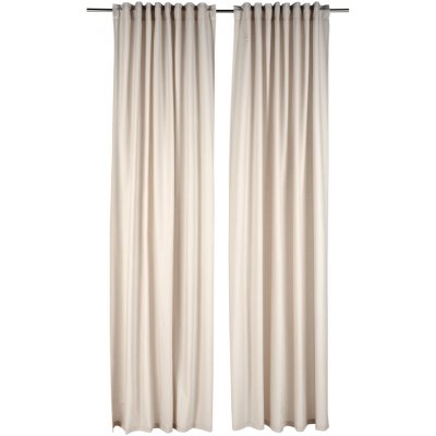 LIVARNO Sada závěsů, 135 x 254 cm, 2dílná (béžová) – Zboží Dáma