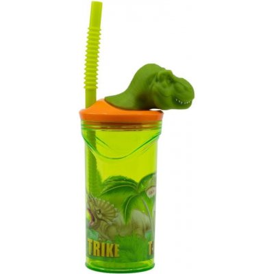 Stor Plastová 3D sklenička s figurkou DINOSAUR T-REX 26266 360 ml – Zboží Mobilmania