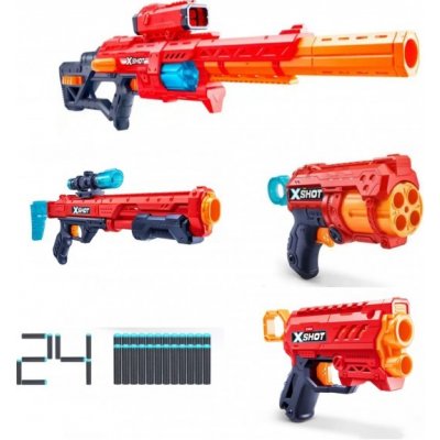 Sada zbraní X-Shot Excel Combo Pack – Zboží Dáma