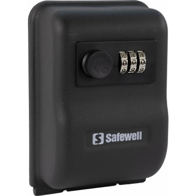 SAFEWELL Schránka na klíče černá – Zboží Mobilmania
