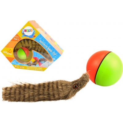 LEAN Toys Míč s huňatým ocasem fretky – Sleviste.cz