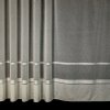 Záclona Rand záclona sablé ED/ECRU lesklá bordura, smetanová, výška 280cm (v metráži)