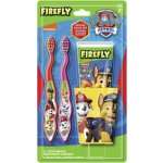 Paw Patrol Tlapková patrola zubní kartáček 2 kusy + zubní pasta 75 ml + kelímek dárková sada – Zboží Mobilmania