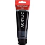 Amsterdam standard series akrylová barva lamp black 120 ml 1 ks – Sleviste.cz