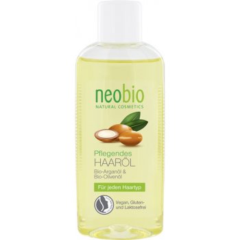 Neobio vlasový olej s Bio Aloe a Arganem 75 ml