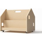 BusyKids Dětská knihovna na kolečkách - Domeček – Zboží Dáma