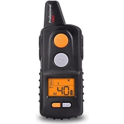 Dog Trace Vysílač k elektronickému obojku DOG TRACE d-control professional 1000 černý s LCD displejem (dosah 1000) – Hledejceny.cz