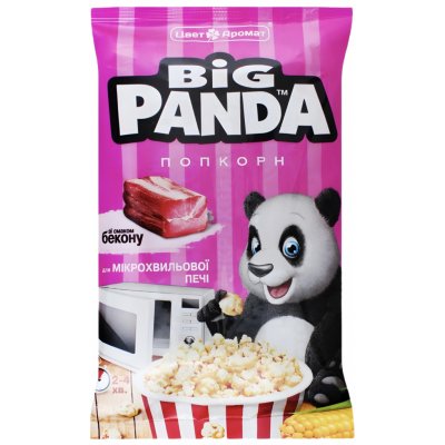 Big Panda popcorn do mikrovlnky Slaninový 100 g – Zboží Dáma