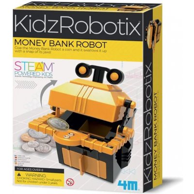 4M Kidz Labs Robotická pokladnička – Zboží Mobilmania