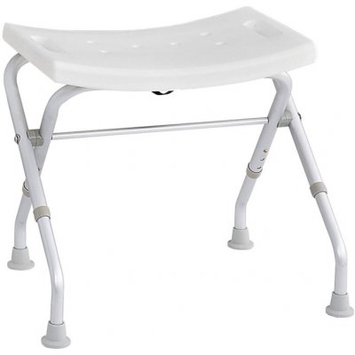 HANDICAP stolička skládací, bílá A0050301 – Zboží Mobilmania