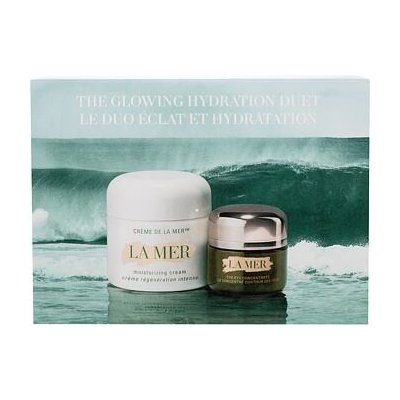 La Mer The Glowing Hydration Duet denní pleťový krém The Moisturizing Cream 60 ml + oční krém The Eye Concentrate 15 ml dárková sada