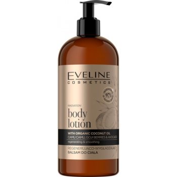 Eveline Cosmetics Organic Gold regenerační - vyhlazující tělový balzám 500 ml