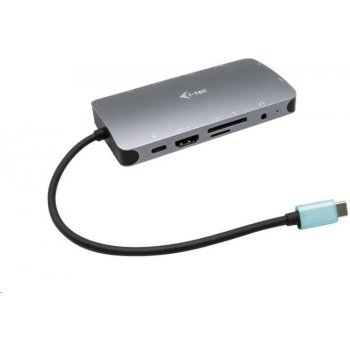 i-Tec USB-C Metal Nano Dock HDMI/VGA with LAN + Power Delivery 100 W C31NANODOCKVGAPD